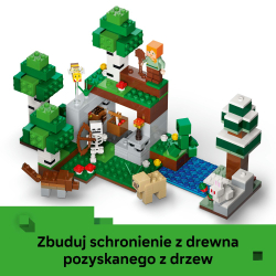 Конструктор LEGO Minecraft 21593 Выживание в первую ночь — фото 4