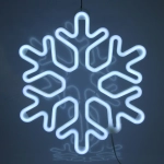 Фигура светодиодная «Зимняя снежинка» 38 см, (постоянное свечение), 220V, Белый