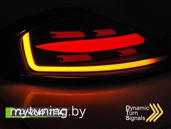 Фонари задние LED BAR BLACK SEQ для PORSCHE BOXSTER 986 96-04