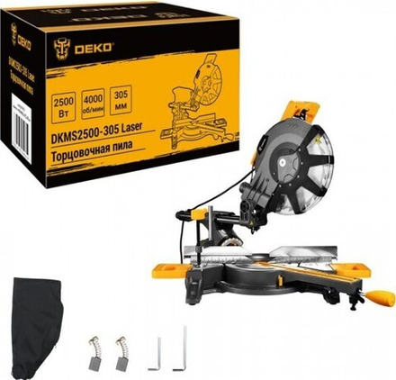 Пила торцовочная сетевая DEKO DKMS2500-305 Laser 063-4316