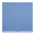 Клавиши для выключателя/переключателя двухклавишного с подсветкой, S70 (деним)