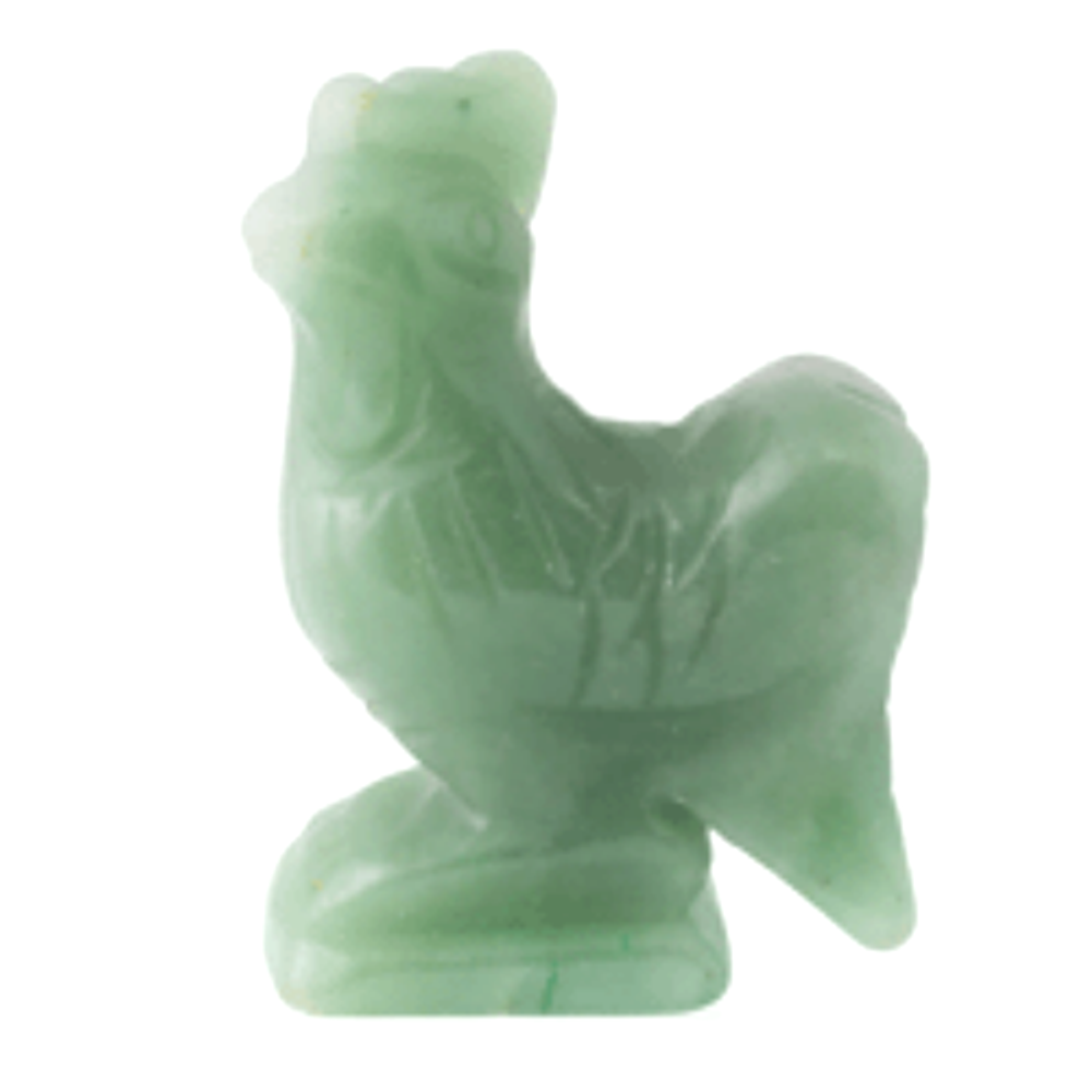 Петух на подставке натуральный камень асс.