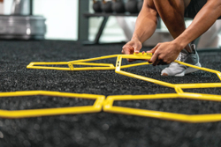 Спортивный тренажер скорости шестиугольник, 6 шт. , с зажимами SKLZ Speed Web