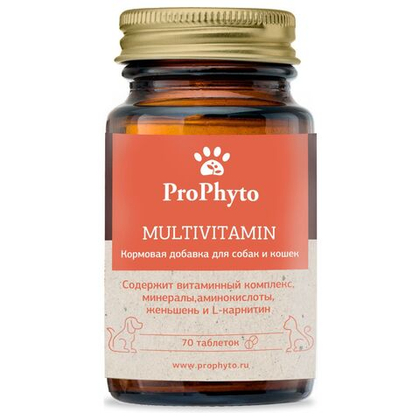 PROPHYTO Multivitamin Витаминный комплекс для собак и кошек (70 таблеток)