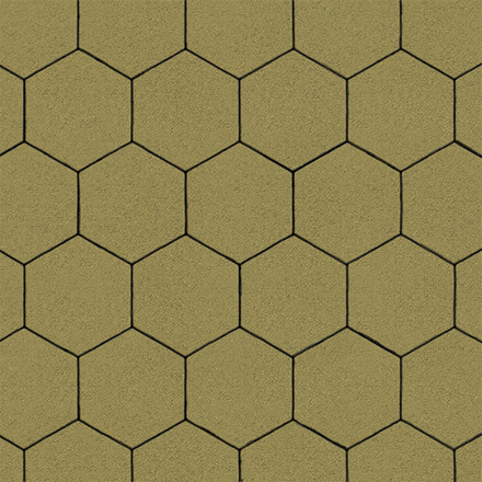 Тротуарная плитка СОТЫ - Стандарт Желтый