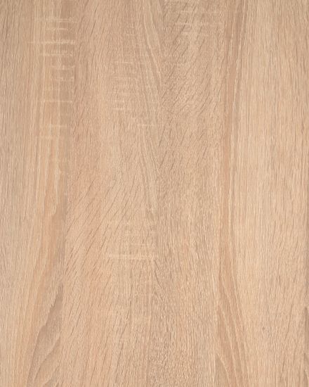 Круглый стол из меламина Niut Ø 120 см с натуральной отделкой и стальными черными ножками