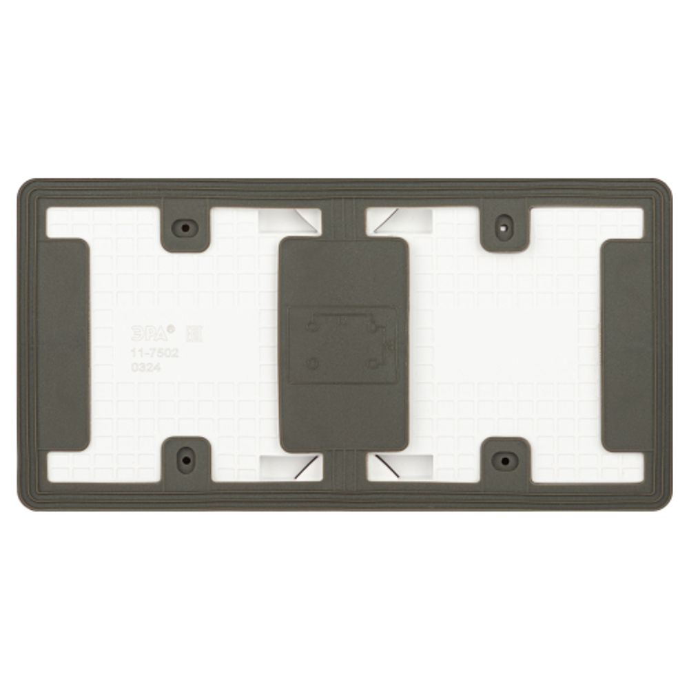 Блок розетка с выключателем ЭРА Эксперт 11-7502-01 двойной IP55 16A-10AX-250В ОУ белый