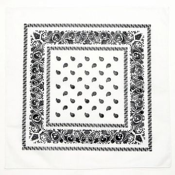 Бандана Белая с черепами в огурцах (304)