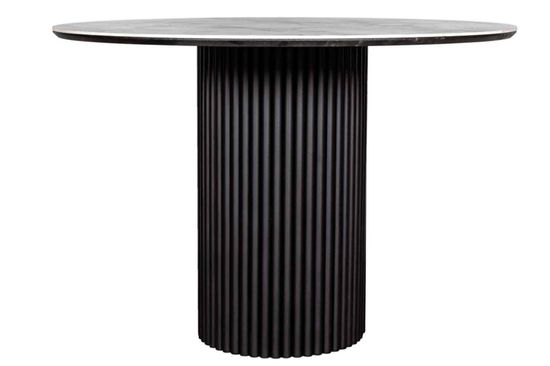 Стол Dubai 110 керамика Arctic Okean глянец/ черный муар