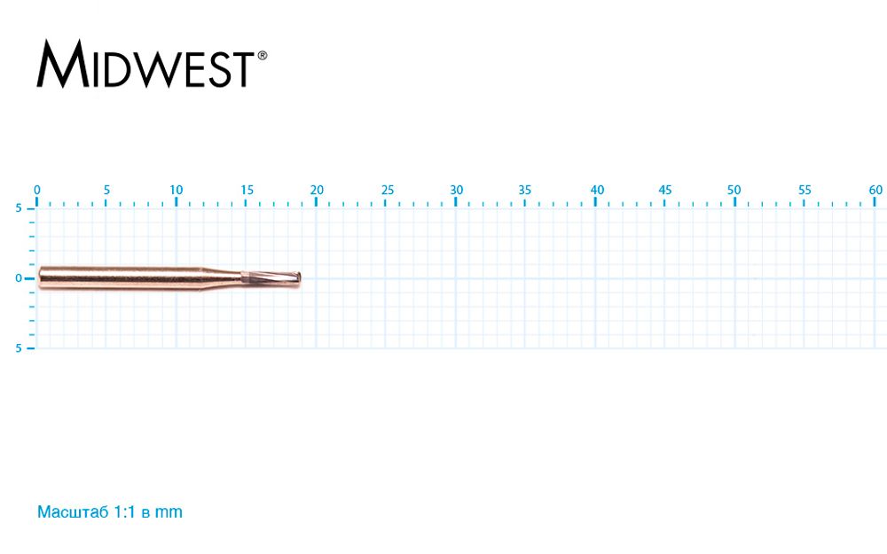 Бор твердосплавный Midwest - 195 FG 557