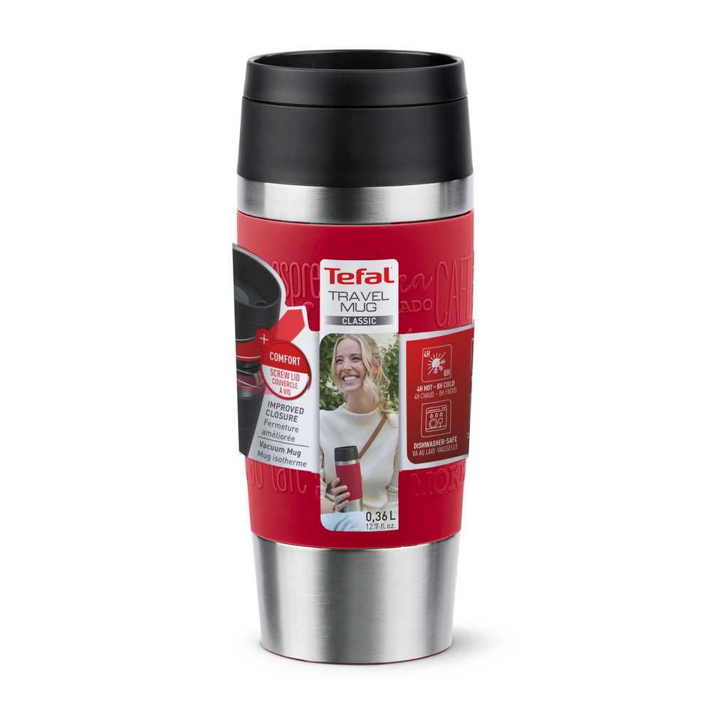 Термокружка Tefal TRAVEL MUG CLASSIC N2020410 0.36 л