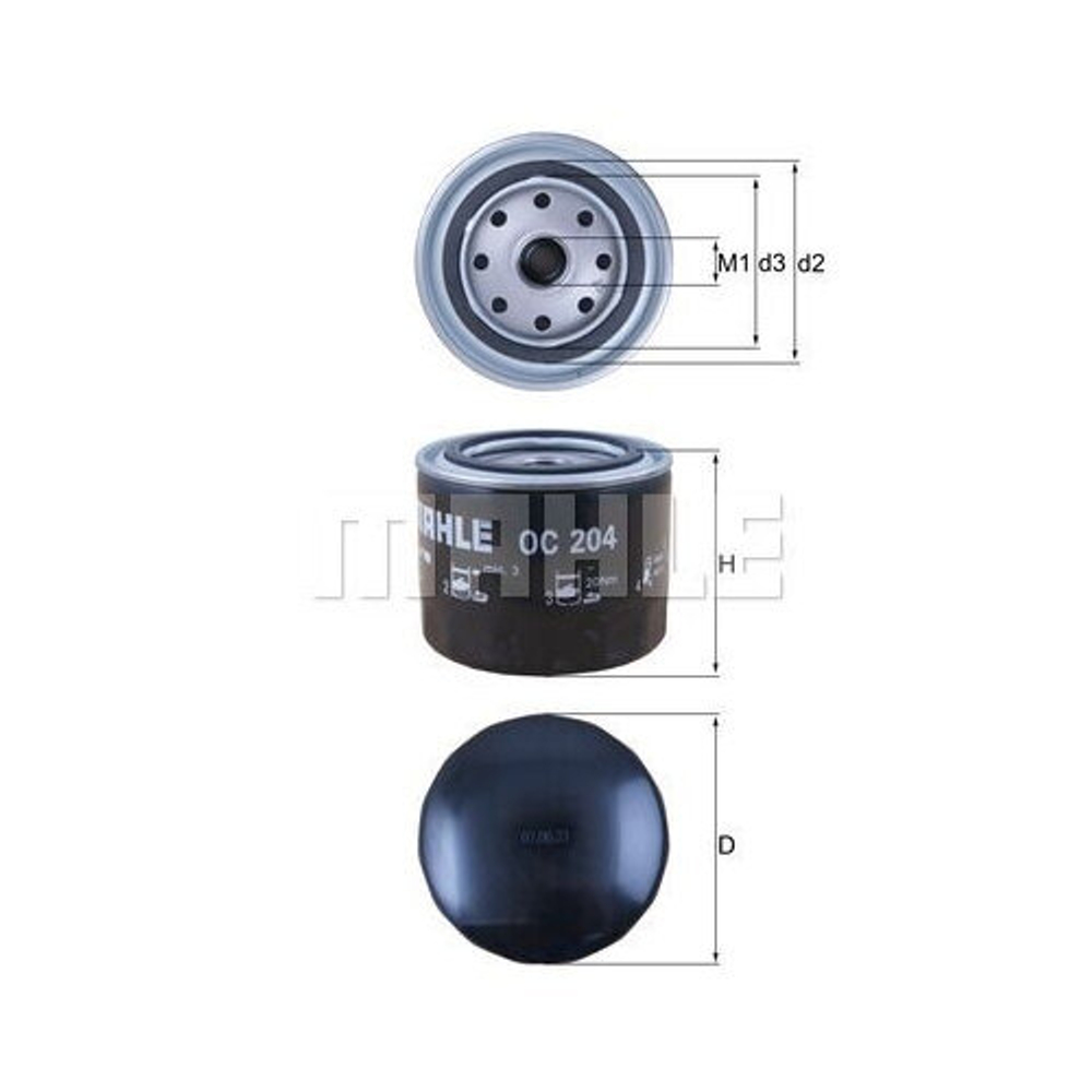 C-111  Knecht    OC 204 W917      Фильтр масляный