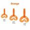 Твистер Helios Credo Double Tail 1,96&quot;/5 см Orange 10шт. (HS-27-024)