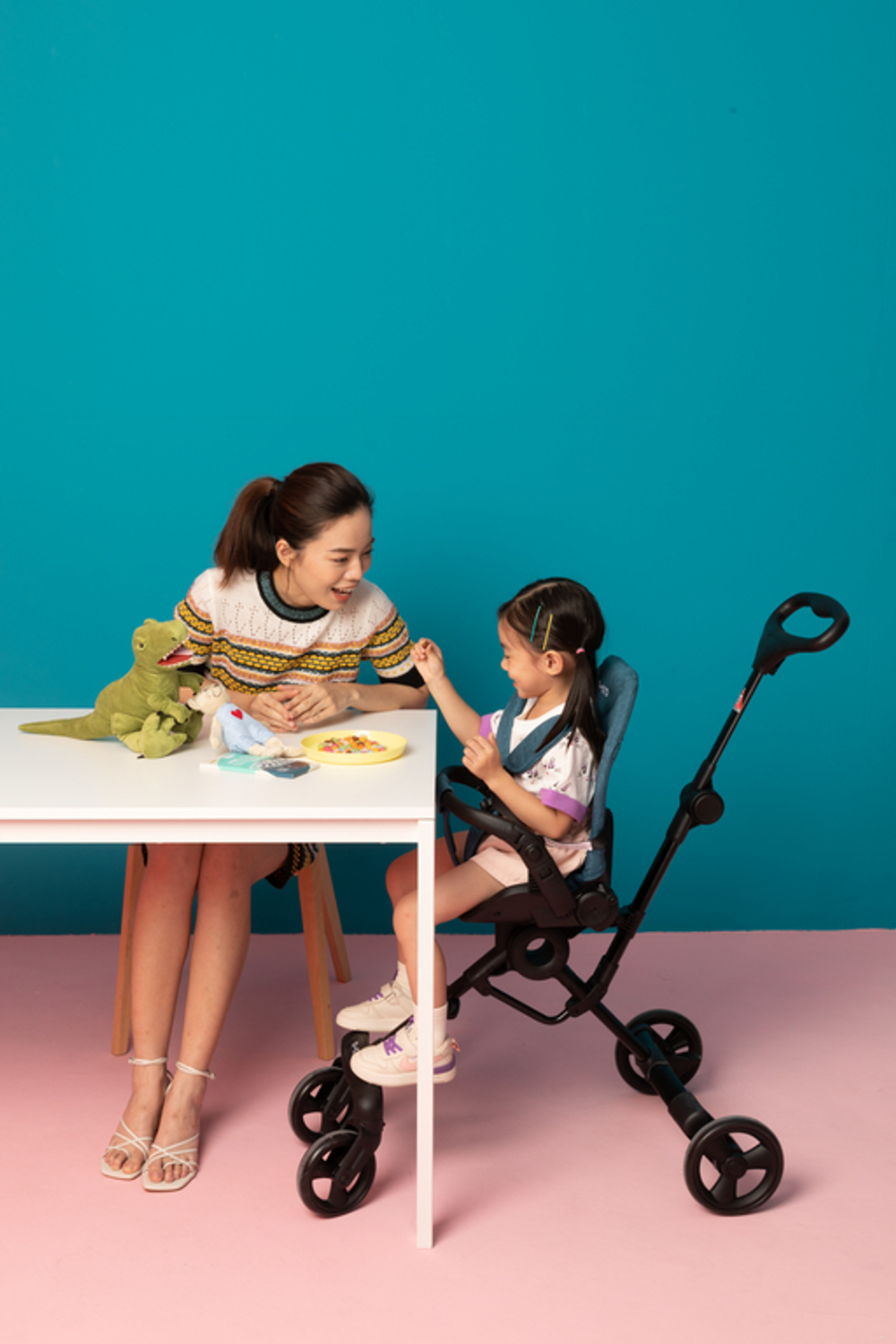 Коляска легкая Micro Trike 360 Plus аква