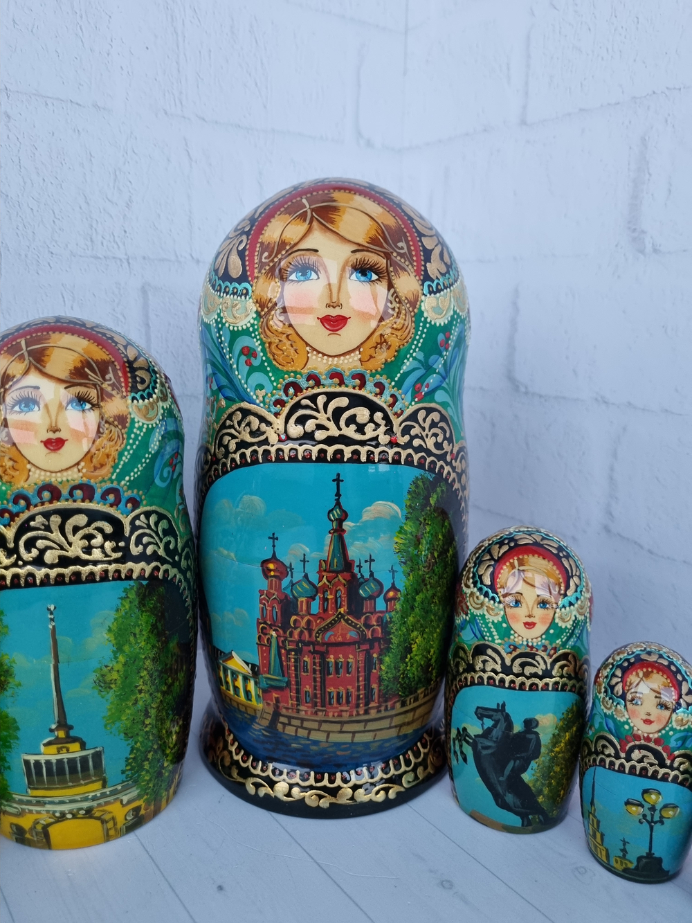 Матрешка "Санкт-Петербург" 7 мест