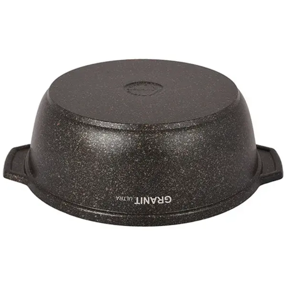 Кастрюля-жаровня 3л «Granit ultra» (original) со стеклянной крышкой жго31а