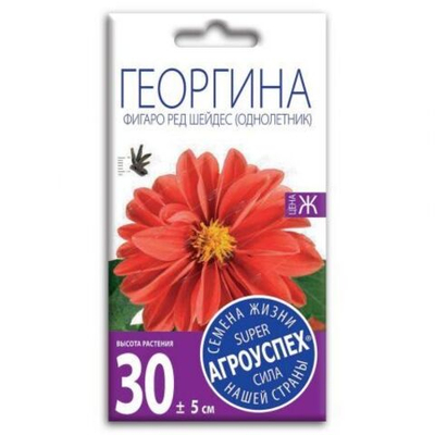 Георгина "Фигаро Ред Шейдес" 7шт АгроУспех