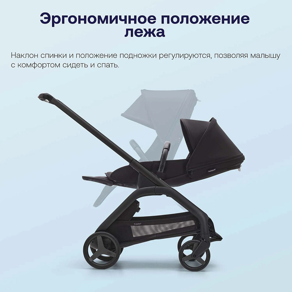 Прогулочная коляска Bugaboo Dragonfly complete Black/Midnight Black-Midnight Black