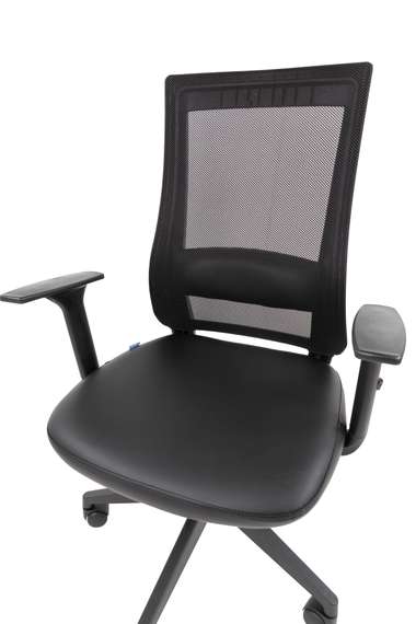 Офисное кресло Chairman 500LT Россия экокожа черный/TW-01 черный Б/П