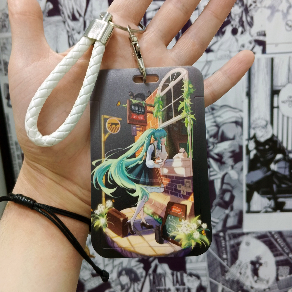 Кардхолдер с ремешком "Хацунэ Мику"