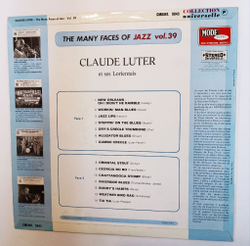 Винтажная виниловая пластинка LP Claude Luter Et Ses Lorientais The Many Faces Of Jazz Vol. 39 (France 1973)