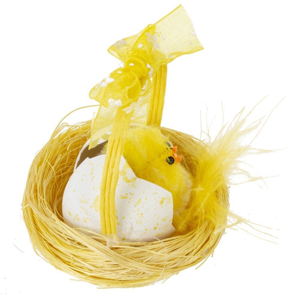 GAEM Набор из 2-х изделий декоративных "Гнездо пасхальное" (5,5*6), L11 W6 H6 см