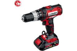 Ударная дрель-шуруповер ЗУБР 18В, 2 АКБ 2Ач, в кейсе ДШУ-185-22