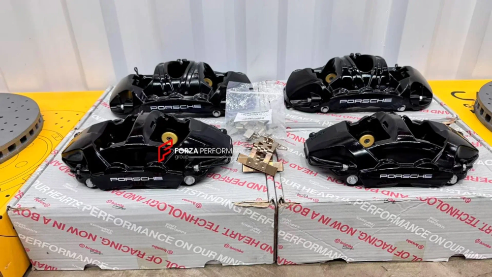 Карбон керамическая тормозная система для PORSCHE 911 992.1 CARRERA 2019 - 2024 Порше Тормоза Суппорт Тормозные диски Колодки