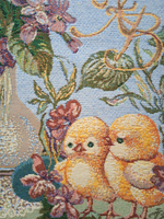 Набор декоративных гобеленовых салфеток Счастливая пасха (32х32 см) 2шт