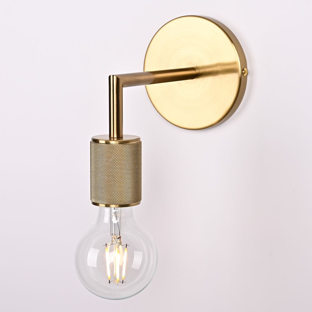 Бра Rh Utilitaire Single Sconce Brass By Imperiumloft