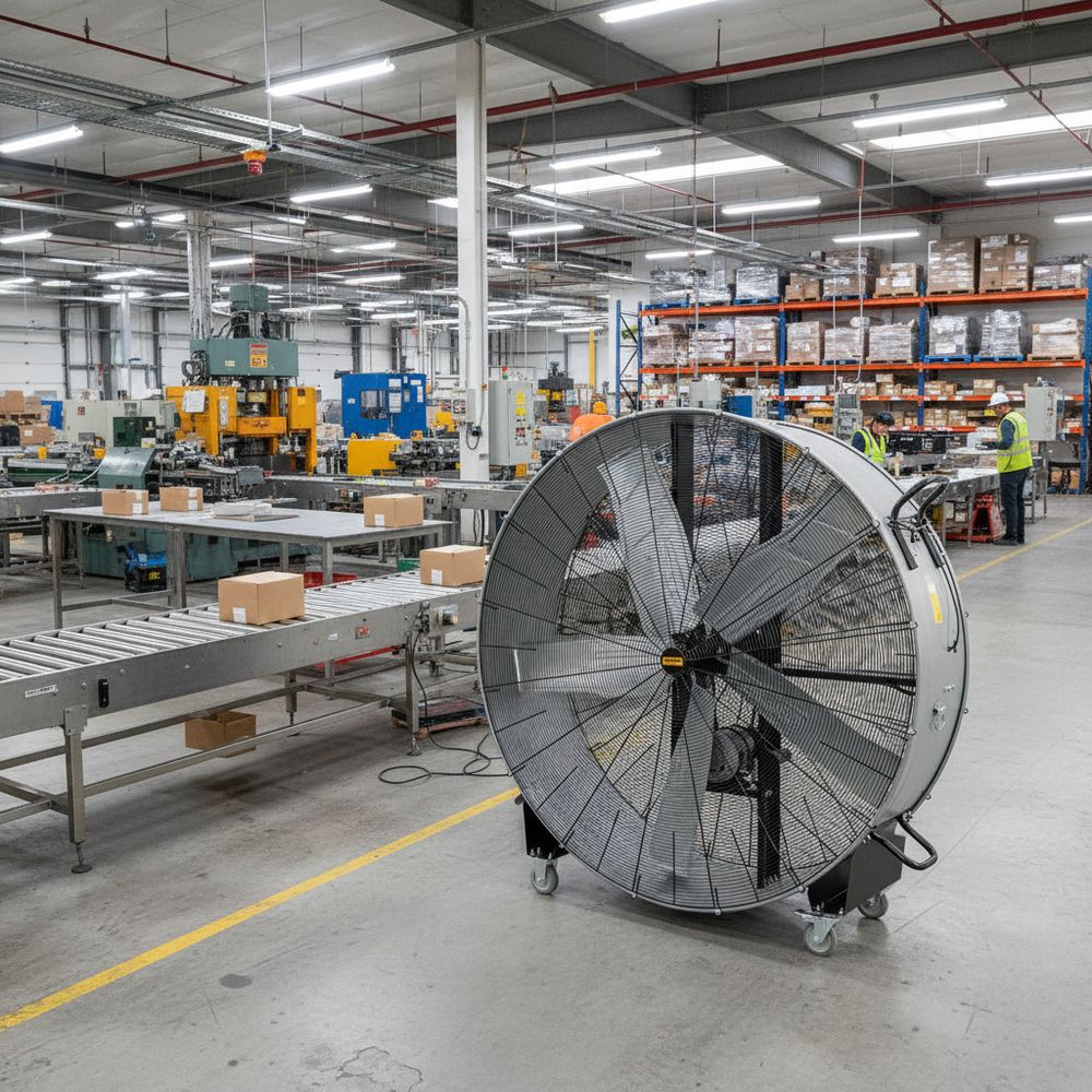 Вентилятор промышленный DF 60 Omega Air Control - [150 см / 86000 куб. в час]