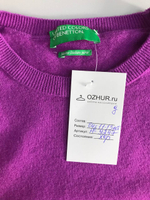 Джемпер Benetton яркого цвета,  на 11/13 лет