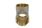 Тройник латунь никель Ду 32 (1 1/4") ВР/ВР 9007 ГОСТ 32585-2013 Aquasfera 9007-04