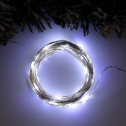 Гирлянда Роса на серебряном проводе