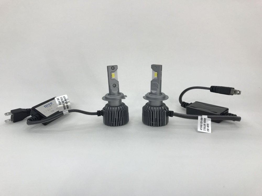 Светодиодные лампы для Kia Ceed ll 2012-18 MTF Light H7 Cyber Light 3750 lm, 6000K (к-т 2 шт. с переходниками)