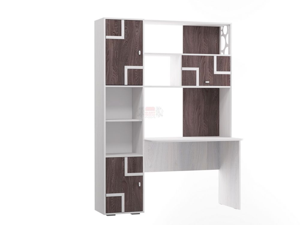 Уголок школьника Омега 16 стол писменный с надстройкой