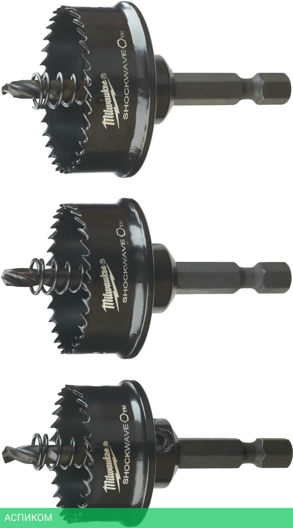 Набор коронок Milwaukee Shockwave 3 шт (49224800)