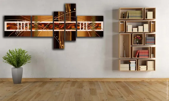 Модульная картина "Фантазия художника"