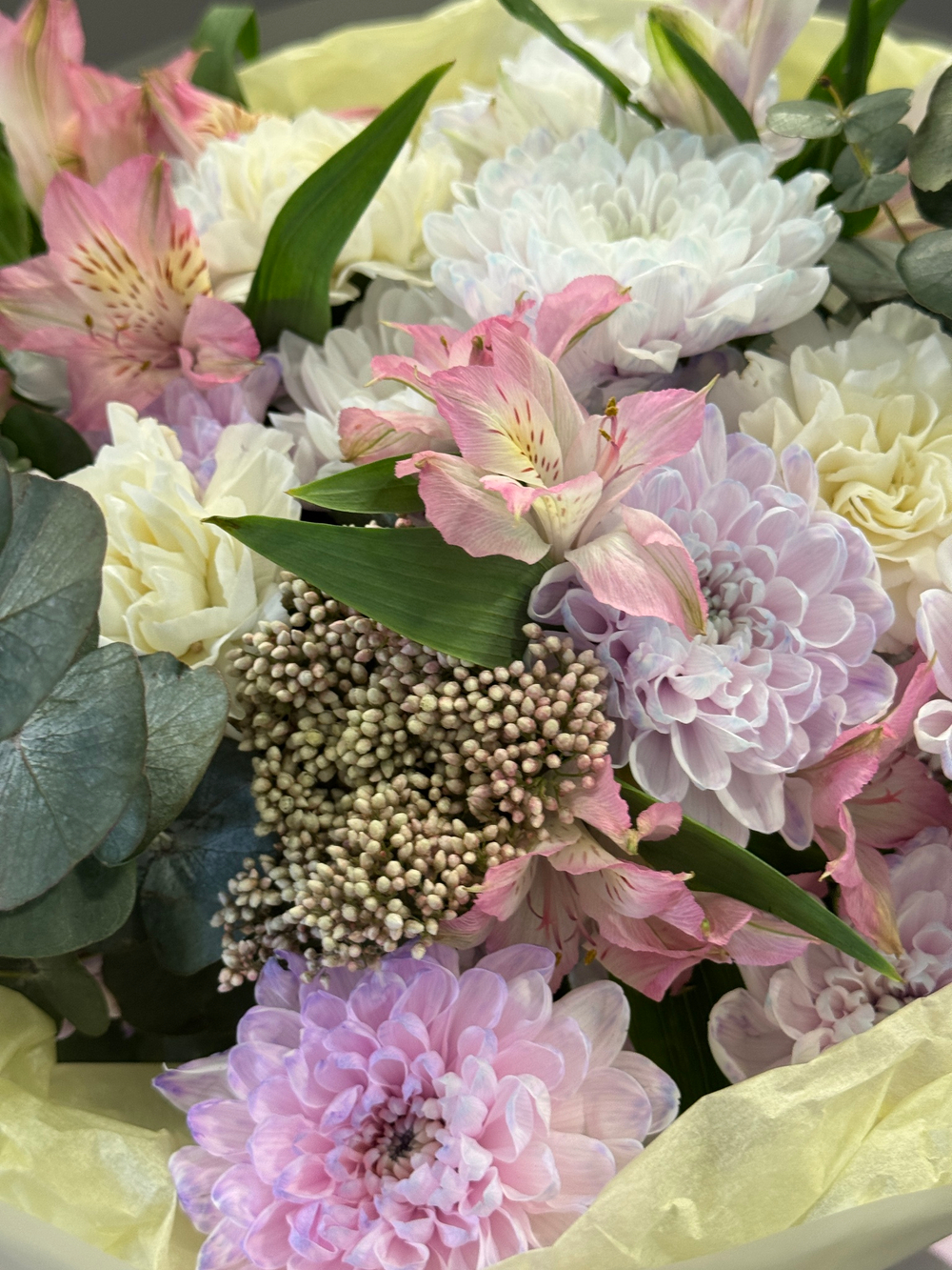 Букет цветов Сиреневый закат