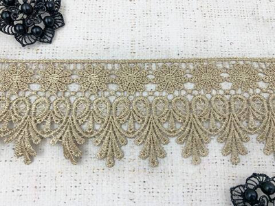 Кружево плетеное, ш. 8,5 см