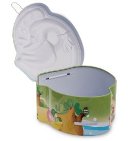 BX- 34/2 Металлическая копилка «Лебедь»