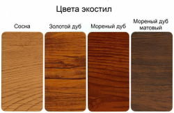 Сайдинг металлический L -Брус ECOSTEEL Текстурированный 0.5мм Золотой Дуб (в наличии)
