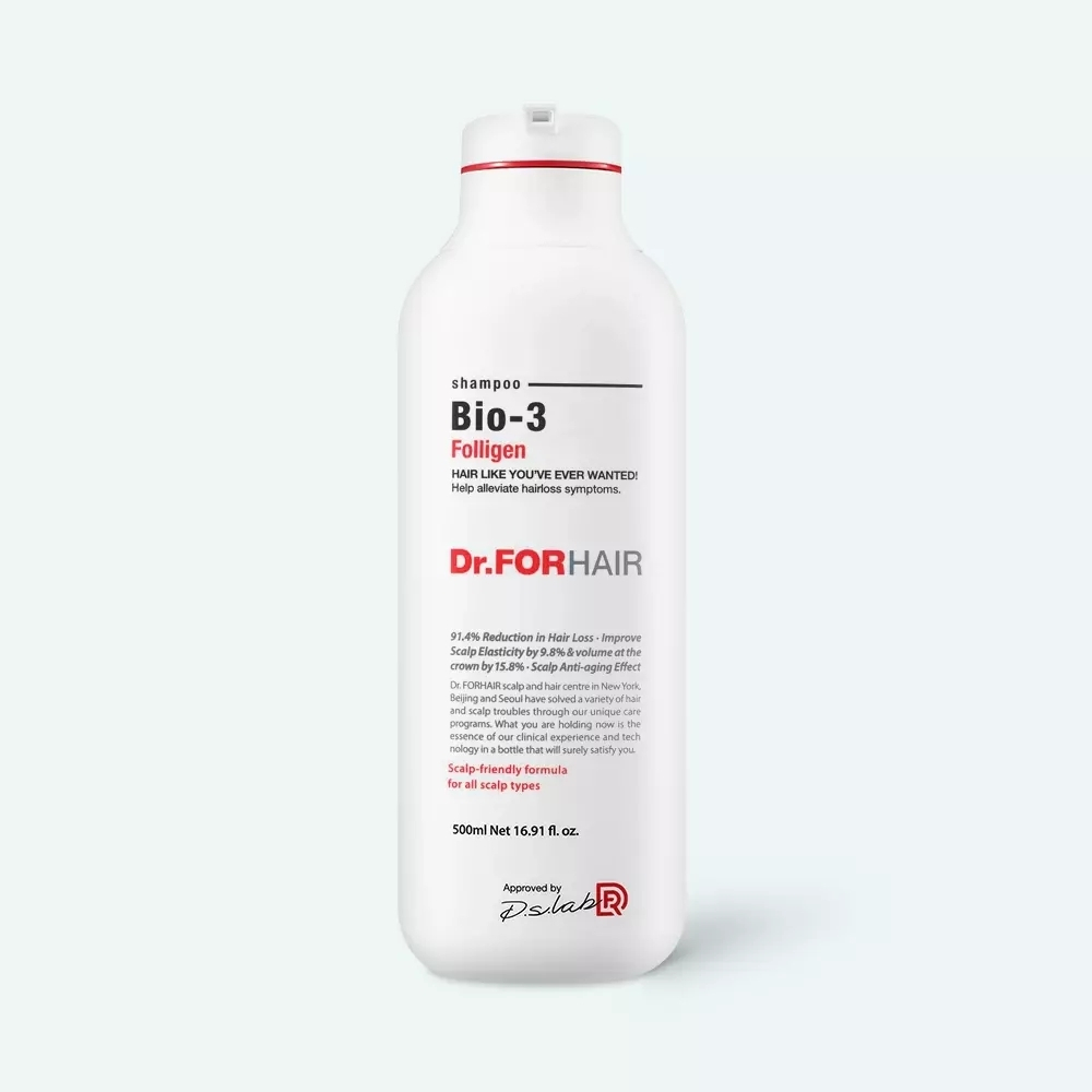 Dr.ForHair Bio-3 Folligen 500 ml Глубоко увлажняющий шампунь