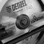 DENZEL Пила циркулярная CS-210 1800Вт 210мм