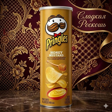 Чипс Pringles мёд с горчицей США