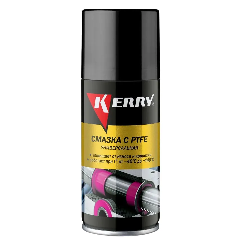 Смазка тефлоновая (PTFE) Kerry, аэрозоль, 210 мл