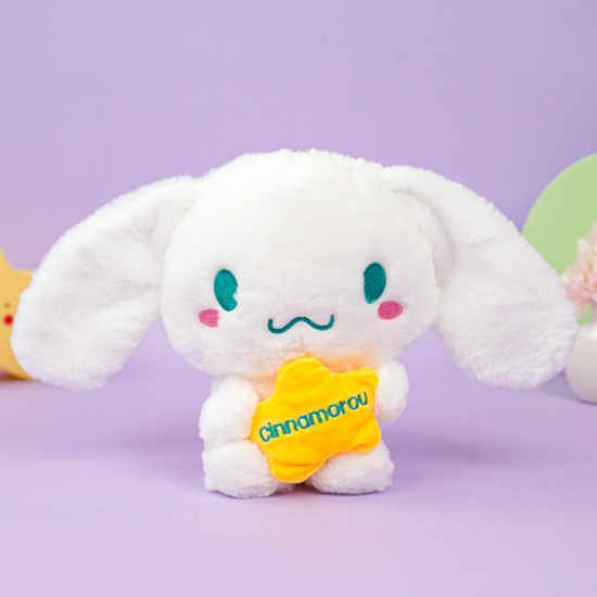Мягкая игрушка Синнаморолл Cinnamoroll звезда в руках, 23 см