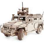 Бронеавтомобиль ЛИГЕР от Lemmo - Деревянный конструктор, 3D пазл, сборная модель