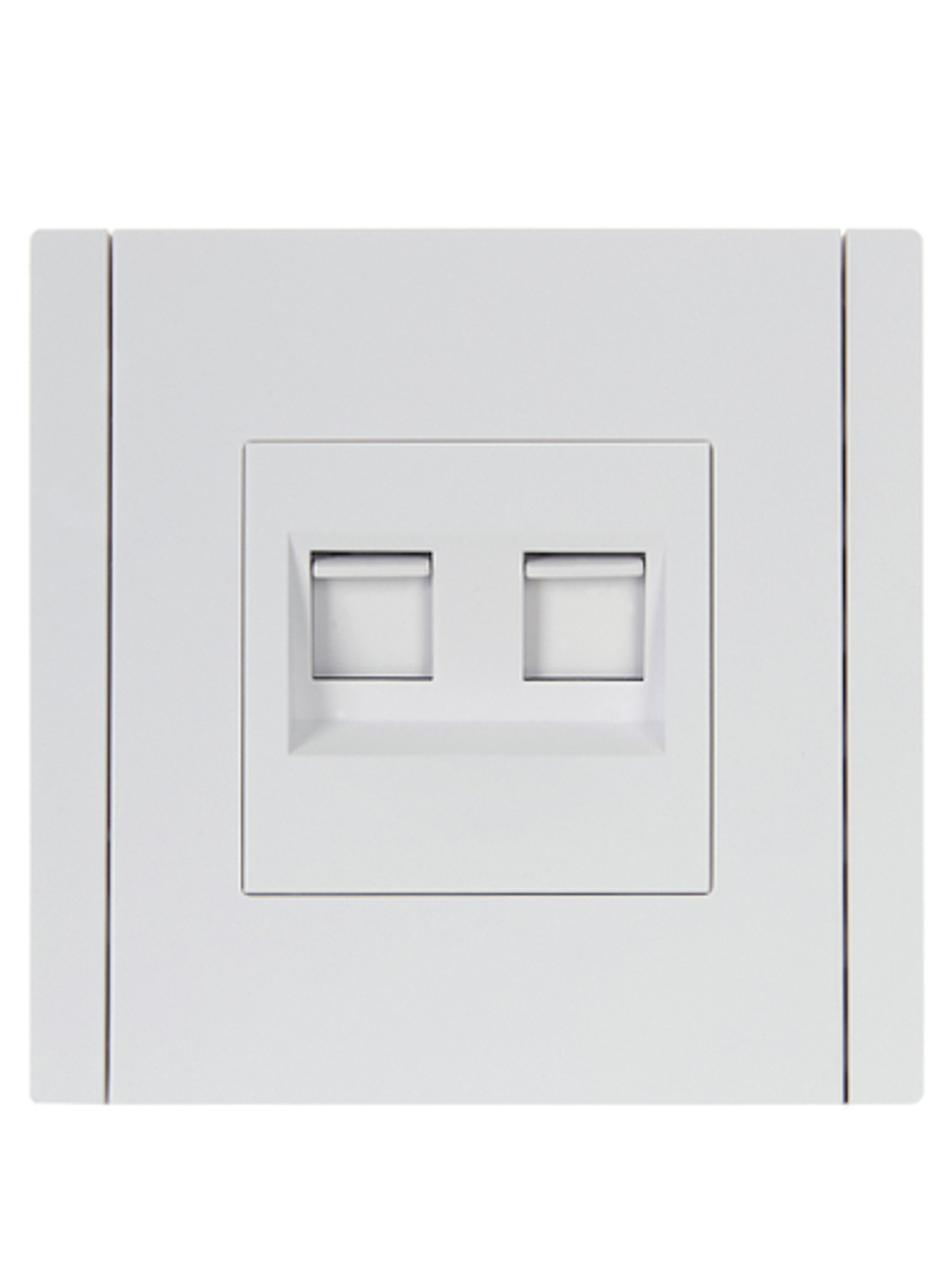 FORTE&PIANO Розетка двойная RJ11+RJ45 кат.5E FP235 белый IEK