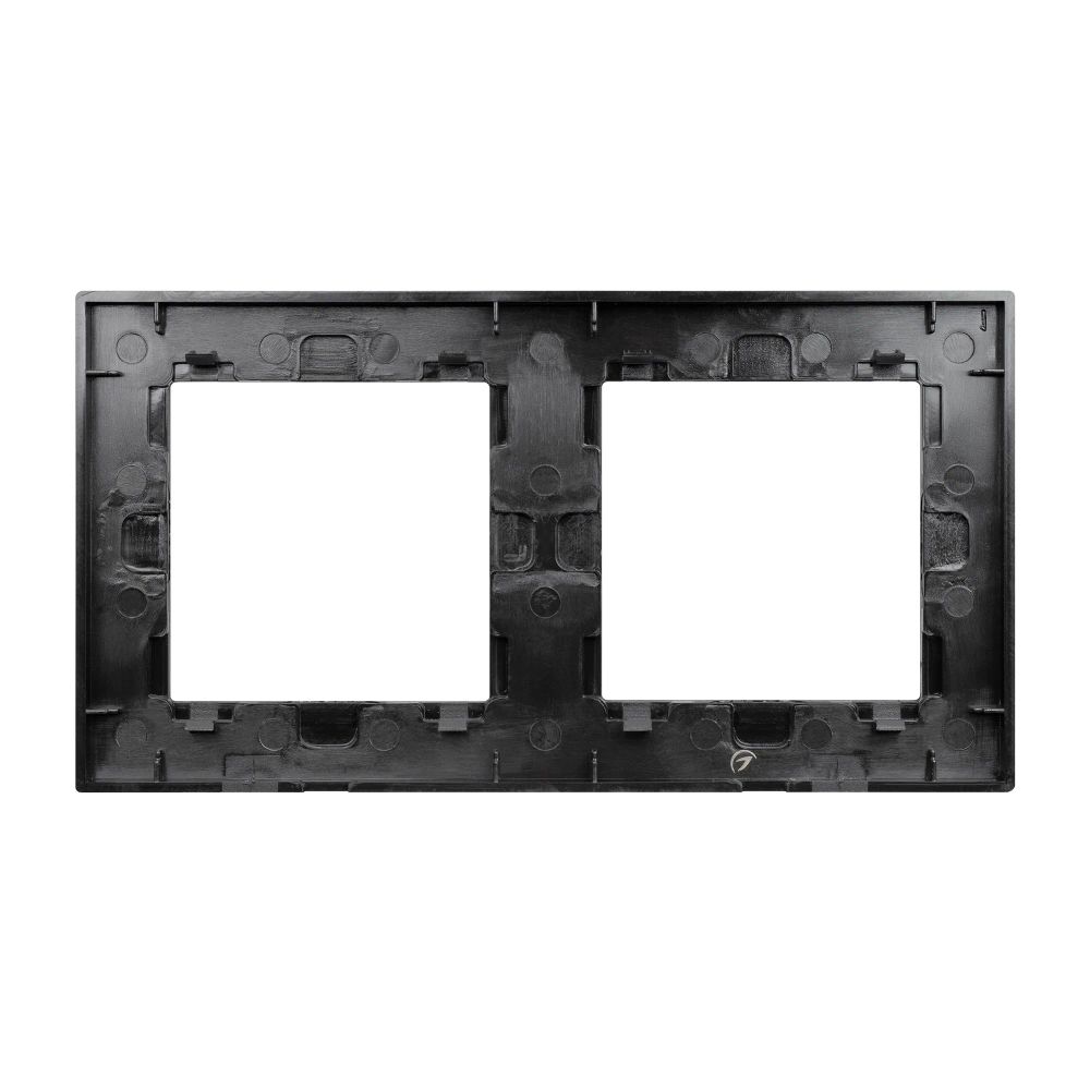 Рамка стеклянная FRM-GLARE-GS-2-BK (Arlight, -) 043797